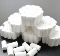 Rouleaux dentaires en coton blanchi sans chlore, taille 4, 15 mm, pour la dentisterie restauratrice et le traitement endodontique, exportateur en gros