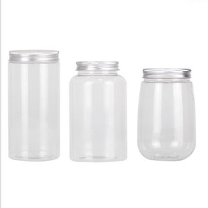 500ml 350ml 250ml vide clair nouvelle conception ronde fruits sirop de café de lait de jus de bouteilles en verre avec couvercle - Product Image 6