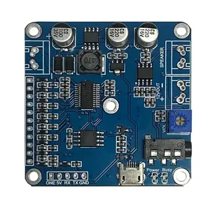 DTM3201low Lever Trigger 10way 1 To 1 Voice Playback Module Board USB Download Sound Support TTL Serial Port Control