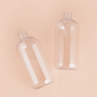 Flacon pompe transparent personnalisé pour cosmétiques, lotion, shampoing – Contenant en plastique