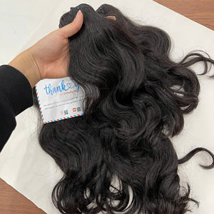 Paquetes de cabello crudo Cabello liso natural Color natural Mejor precio de fábrica 100% Cabello vietnamita crudo Listo para enviar - Product Image 6