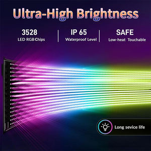 Panneau LED matriciel d'application <span class=keywords><strong>pour</strong></span> voiture, effet œil de démon clignotant, écran LED flexible, yeux de démon LED <span class=keywords><strong>pour</strong></span> voiture - Product Image 3