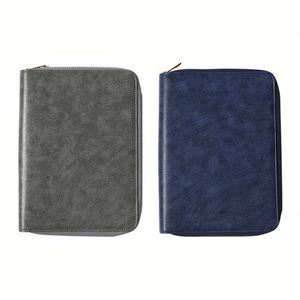 Eco-Friendly Leather Notebook with <b>Custom</b> Embossed Logo Eco-Friendly Luxury Promotional Business Corporate Gift Portfolio <b>Diary</b> - Product Image 1