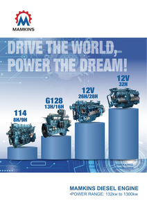 Motor Starter 510kw~720kw 1500RPM 24DC Pendingin Air Mesin Diesel Mamkins untuk Genset Grosir, Laris Terjual - Product Image 5
