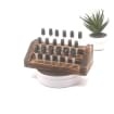 Présentoir de plancher en carton ondulé personnalisé de dernière conception pour parfum cosmétique maquillage magasin de détail pour centre commercial