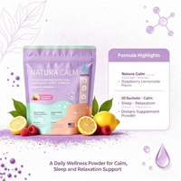 Poudre d'électrolytes OEM, boisson naturelle apaisante complexe avec Ashwagandha et vitamines, favorise l'équilibre hormonal, la concentration et un sommeil réparateur