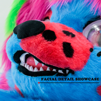 Costumes Fursuit complets personnalisés, Tête de Fursuit pour enfant, Fursona digitigrade pour costume Furry, Carnaval