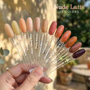 ชุดเจลทาเล็บสีนู้ดแบบขายส่ง 12 สี คุณภาพระดับร้านทำเล็บ ติดทนนาน ล้างออกได้ด้วยน้ำยาล้างเล็บ สำหรับร้านทำเล็บ - Product Image 5