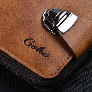 <span class=keywords><strong>2025</strong></span> New Antique thiết kế chất lượng tốt phong cách ngắn PU Leather dây kéo ví cho nam giới, nam Coin Purse chủ thẻ trường hợp - Product Image 6