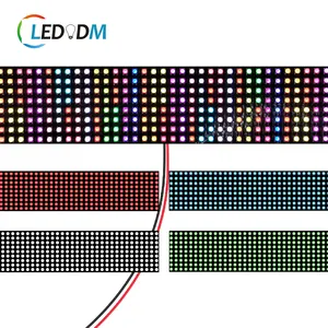 WS2812B/SK6812 Led פיקסל מסך 8x32 8x8 16x16 5V מיעון מטריקס 536 נוריות SMD5050 RGB/RGBW דיגיטלי Led פנל גיליון