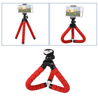 Trépied flexible de taille moyenne avec adaptateur pour caméra d'action, mini trépied pliable pour caméra d'action et smartphones