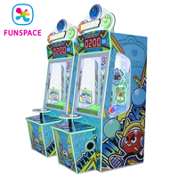 FUNSPACE Magic Drop : Machine d'arcade à récompenses par tickets, à base de compétences, pour tous les âges, avec jeu intuitif et attrape-balles colorés