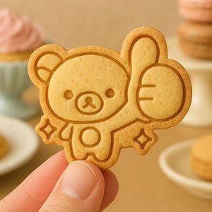 เครื่องตัดคุกกี้รูปหมีการ์ตูนเพื่อการศึกษา สำหรับ<span class=keywords><strong>สอน</strong></span>รูปทรงสัตว์ผ่านการอบขนมอย่างสนุกสนาน - Product Image 1