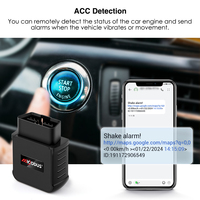 Sistema de Rastreo GPS para Camiones con Diagnóstico OBD, Micodus MV55G, Detección ACC, Mini Dispositivo de Localización para Automóviles, Rastreador GPS 4G con Can Bus
