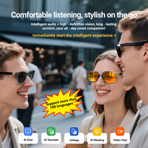 Lunettes Intelligentes IA pour Hommes et Femmes, Contrôle Tactile, Traduction Intégrée, Appel Bluetooth, Assistant Vocal, Étanchéité Quotidienne, Double Batterie - Product Image 5