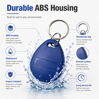 Geringe Mindestbestellmenge OEM Bedruckter T5577 125kHz Wiederbeschreibbarer ABS RFID-Schlüsselanhänger Wasserdichter Proximity-Token für Wohnungstürzugang vom Hersteller