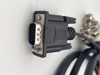 كابل VGA إلى D-SUB ذكر 15 سن مخصص معزول، كابل DB9 DB15 DB25 ذكر إلى ذكر/أنثى معزول بالـ PVC للإلكترونيات