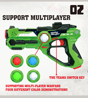 Battle Shot Laser permainan pistol Set rompi senjata Laser Tag untuk dijual