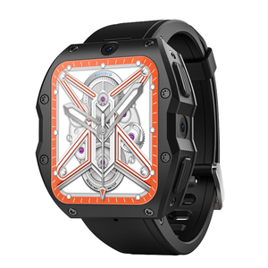 Montre connectée modèle <span class=keywords><strong>X</strong></span> 4G avec double caméra, suivi du sommeil, écran IPS carré, étanche IP68, Android 9.0, 2 Go + 16 Go, 1,99 pouce - Product Image 4