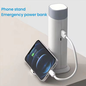 Lámpara de Escritorio LED Plegable Inteligente para el Hogar, con Función de Carga, Regulación de Intensidad, Linterna, Soporte para Teléfono - Product Image 4