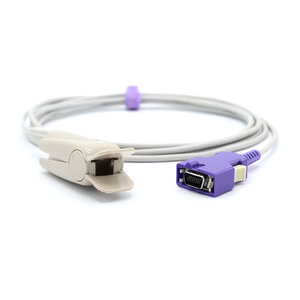 DOC-10 Tương Thích Nellcorr + Kẹp Ngón Tay Một Mảnh DS100A Cảm Biến Spo2 Trực Tiếp SP9319C - Product Image 1