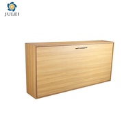 Mécanisme de lit réglable mural JULEI taille Queen, design moderne, construction en alliage d'aluminium et MDF, bureau inclus, capacité 300 kg+, facile à installer