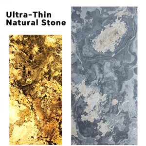 Artistic Weathered Steel Texture Translucent Resin Stone for Backlit Column Wrap - Product Image 4