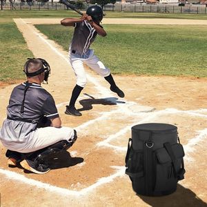 BSCI Factory Baseball Coaching Accessories Organizer Baseball Bucket Bag, Softball T-<b>Ball</b> <b>Bat</b> Equipment Bags for Men and Adult - Product Image 5