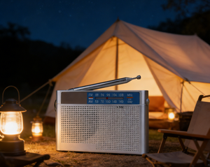 맞춤형 클래식 포켓 AM <span class=keywords><strong>FM</strong></span> 라디오 휴대용 미니 사이즈 접이식 금속 안테나 도매 선물용 라디오 - Product Image 6