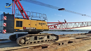 Grúa sobre Orugas SANY SCC750A Usada, 75 Toneladas, Maquinaria Hidráulica de Elevación, Equipo de Construcción de Cimentaciones para Energía Eólica - Product Image 1