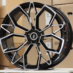 Jiangchen Hợp Kim <span class=keywords><strong>17</strong></span>-19 Inch 5X112 Đôi Năm Nói Bóng Đen New Golf R Pretoria Phong Cách Bánh Xe Cho Mk5/Mk6/Mk7 1 Năm Bảo Hành - Product Image 4