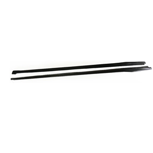 Divisor de falda de extensión de parachoques lateral estilo O de fibra de carbono para F32 F33 F36 420 425 430 435 440 con paquete M 2014 - <span class=keywords><strong>2019</strong></span> - Product Image 2