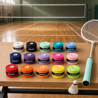 Bande adhésive antidérapante super collante pour raquettes de badminton, tennis, padel et pickleball en PU