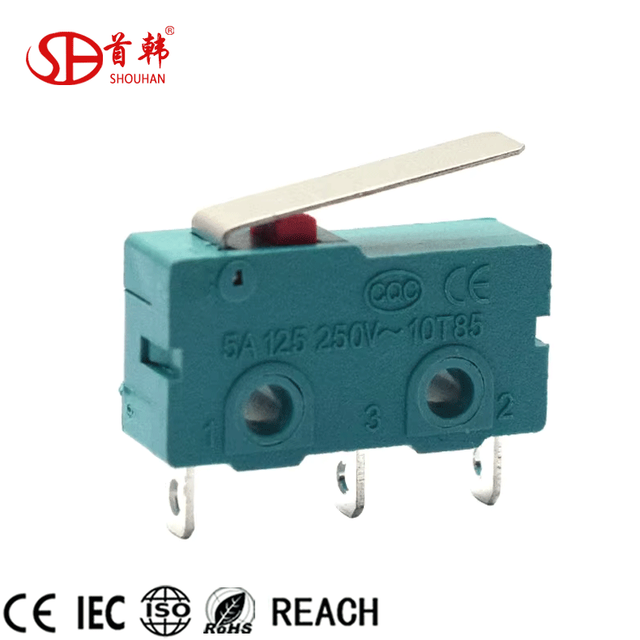One-stop Purchase Support Customization Blue Green WK2-P-L16-R Travel Limit Switch 3 PIN 3A Mini Micro Limit Switch