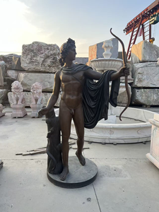 2 Meter Hoog Levensgroot Bronzen Beeld Van Heilige Michael En De Duivel - Product Image 2