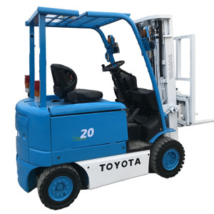 Montacargas Eléctrico Toyota Usado en Excelentes Condiciones, 2 Toneladas, Pocas Horas de Trabajo, Original de Japón, Equipo de Elevación de Segunda Mano - Product Image 1