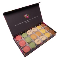 Boîte d'emballage personnalisée en papier pour macarons, gâteaux et biscuits, avec séparateurs, design attrayant et gratuit