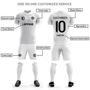 Soccer Jersey Set für Erwachsene und Kinder Full Kit inklusive Perlen Trainings anzug gewaschene Technik - Product Image 6