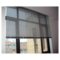 Persienne de fenêtre personnalisée mur extérieur aluminium persiennes cadre persienne motorisée