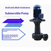 Pompe verticale submersible OEM résistante aux acides et aux alcalis, anti-corrosion, pour desulfuration, à circulation externe, en PP, 5 CV