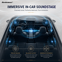 Processeur audio DSP 6 canaux pour voiture avec amplificateur de voiture 4 canaux classe D, égaliseurs et crossovers de réglage APP AKM Japon