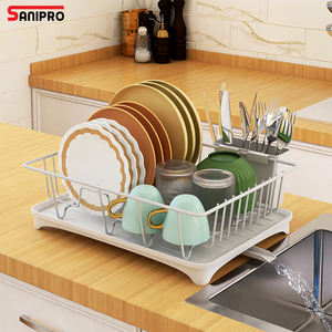 SANIPRO, fregadero <span class=keywords><strong>de</strong></span> cocina multifuncional para el hogar, encimera, vajilla, estante <span class=keywords><strong>de</strong></span> almacenamiento <span class=keywords><strong>de</strong></span> secado, plato, cuenco, <span class=keywords><strong>escurridor</strong></span> <span class=keywords><strong>de</strong></span> <span class=keywords><strong>platos</strong></span> - Product Image 1