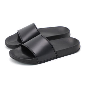 Sandalias de Alta Calidad, Negras, para Interiores, Personalizadas en China, para Hombre, Sandalias Planas sin Adornos - Product Image 1