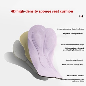 Culottes de cyclisme personnalisées en gros avec rembourrage en gel 3D pour femmes, respirantes et à séchage rapide, avec coussinet personnalisable pour le cyclisme - Product Image 3