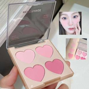 Marque privée Love Story 4 couleurs Blush poudre longue tenue mat imperméable à l'eau basse quantité minimale <span class=keywords><strong>de</strong></span> commande OEM - Product Image 2