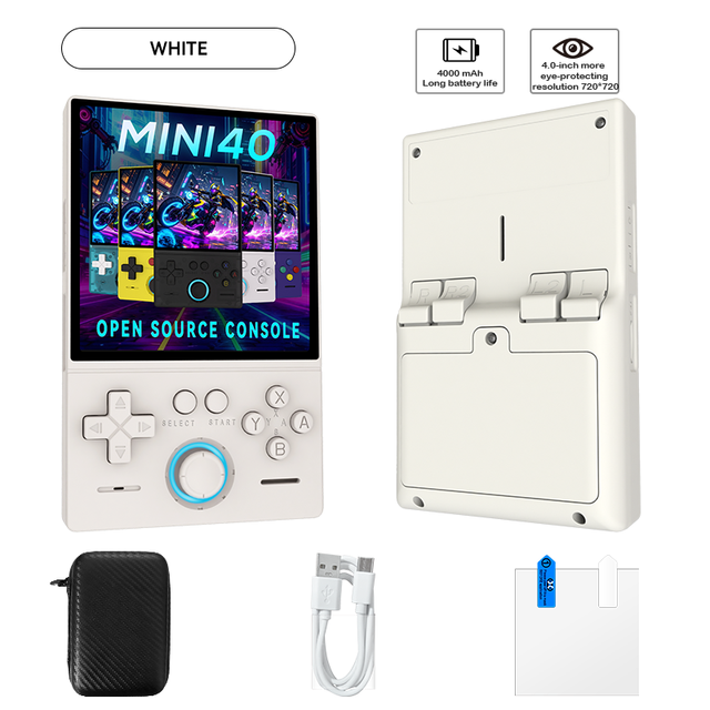 Mini40 Retro Gaming Console Hand Held Game Console Handheld Game Player Handheld Console Portable Jeux Video Videogame Portatil