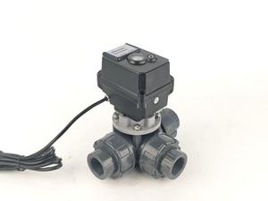Vanne à boisseau sphérique électrique 3 voies pour lavage doux et lavage sous pression, système de traitement de l'eau, système intelligent de surveillance de la qualité de l'eau - Product Image 2