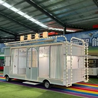 Remorque mobile professionnelle personnalisée de haute qualité pour la coiffure, la beauté, les ongles, l'affichage de vêtements et chariot de vente ambulant