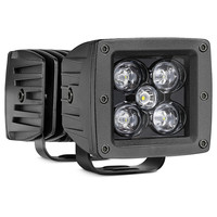 Nouveau vent 50W 3 pouces LED Pod Lights Off Road 3x3 Square Driving Lights Pods LED Work Light For Motorcycle Car Truck ATV