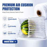 Rouleau de colonnes d'air gonflables Klem Smart Packing avec absorption des chocs et conception respirante en matériau PA/PE pour la livraison de fruits